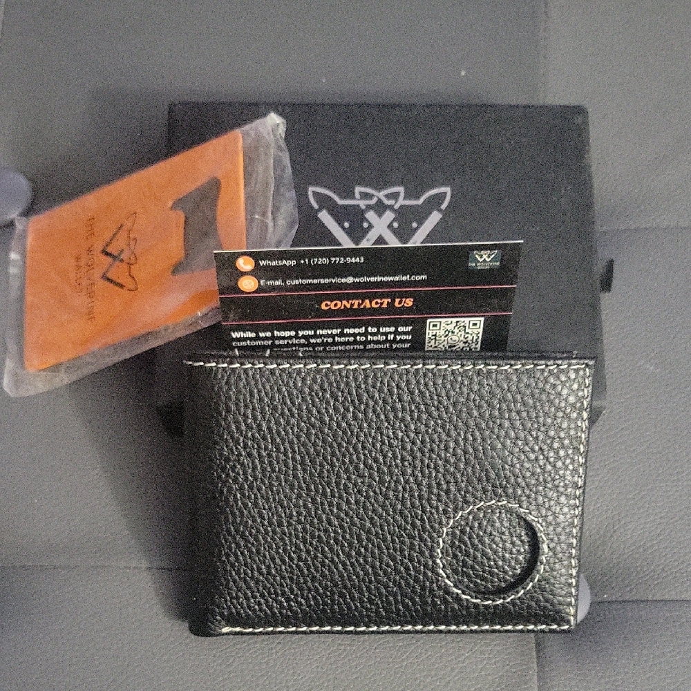 Wolverine Black Leather Wallet